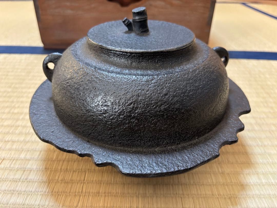 茶道具 置炉 電熱炉 置炉釜セット