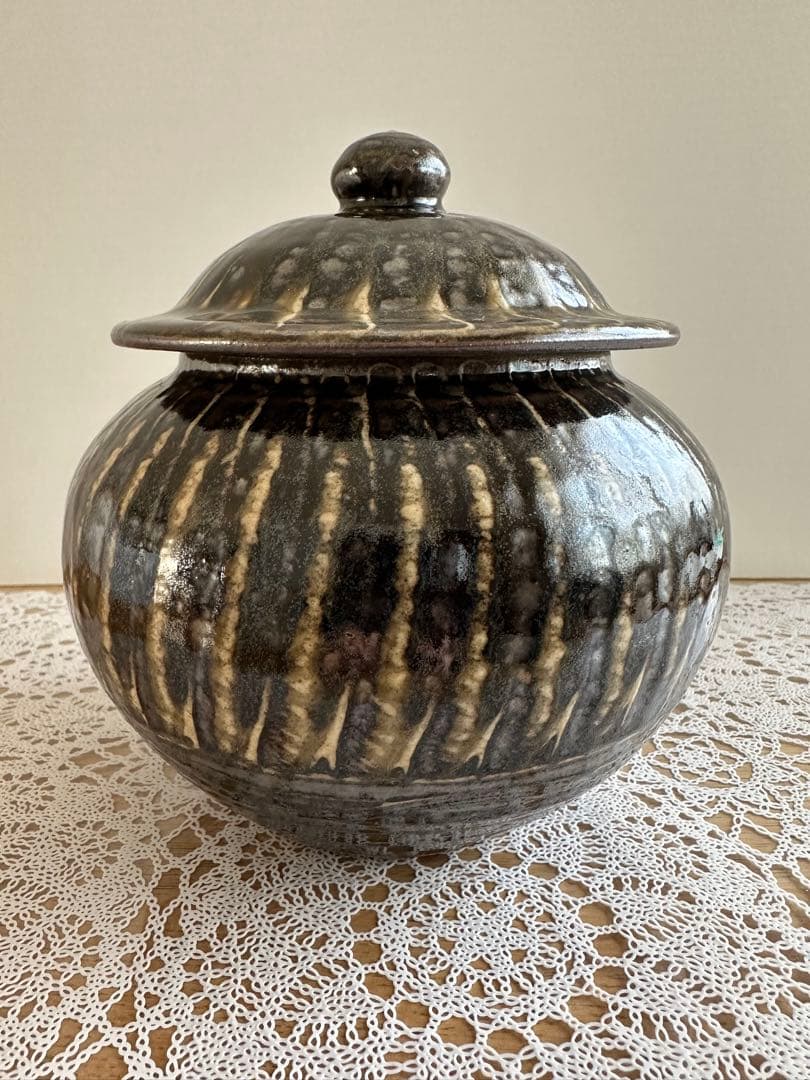 小鹿田焼☆未使用品☆大きな壺