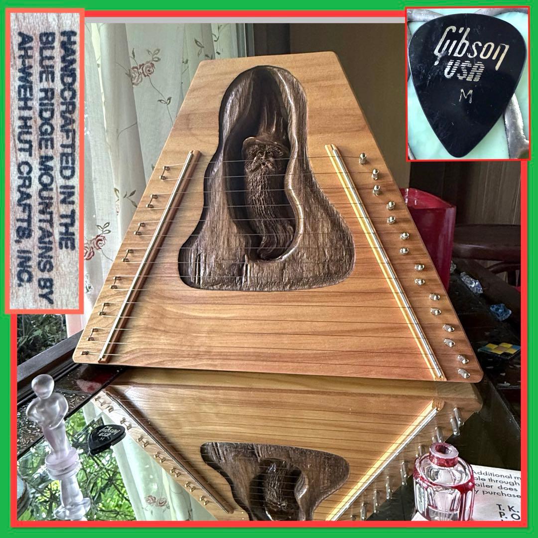 超限定9月2日20時迄‼️ゴブリンが歌ってる小型ハープ/ダルシマーUSA一点保管品