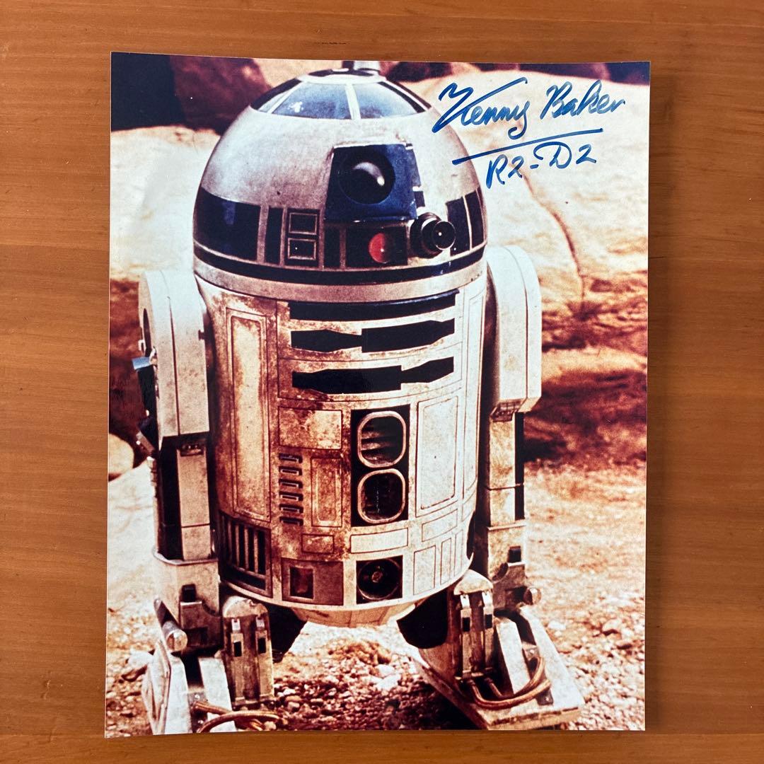 STARWARS R2D2 Kenny Baker サイン 写真