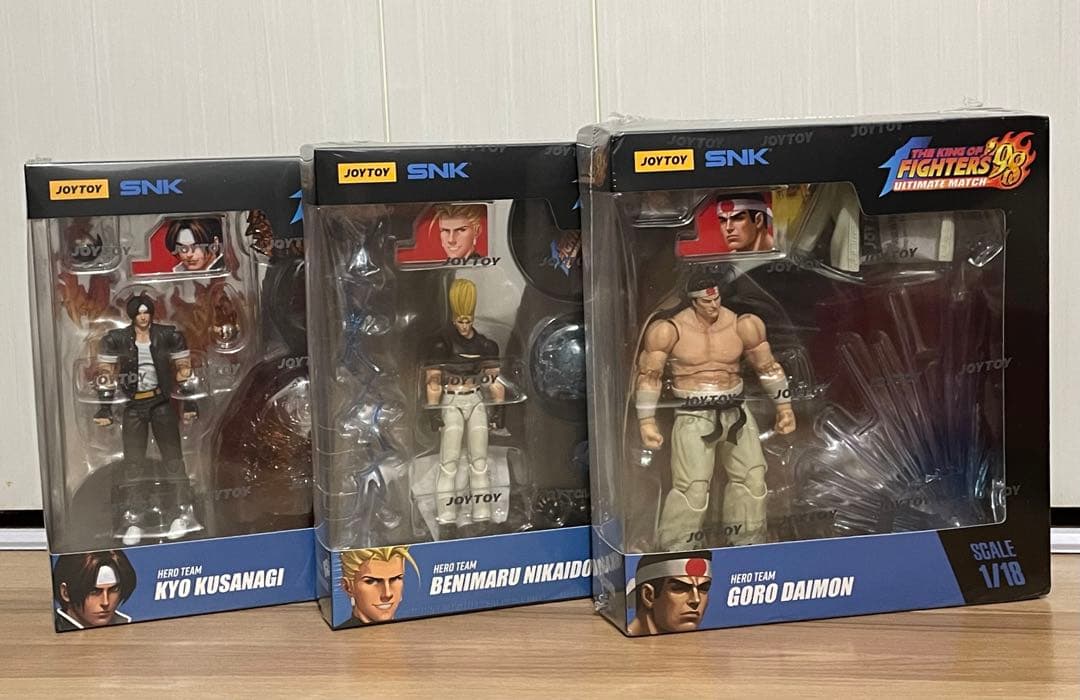 JOYTOY x SNK 草薙 京 大門 五郎 二階堂 紅丸 フィギュア