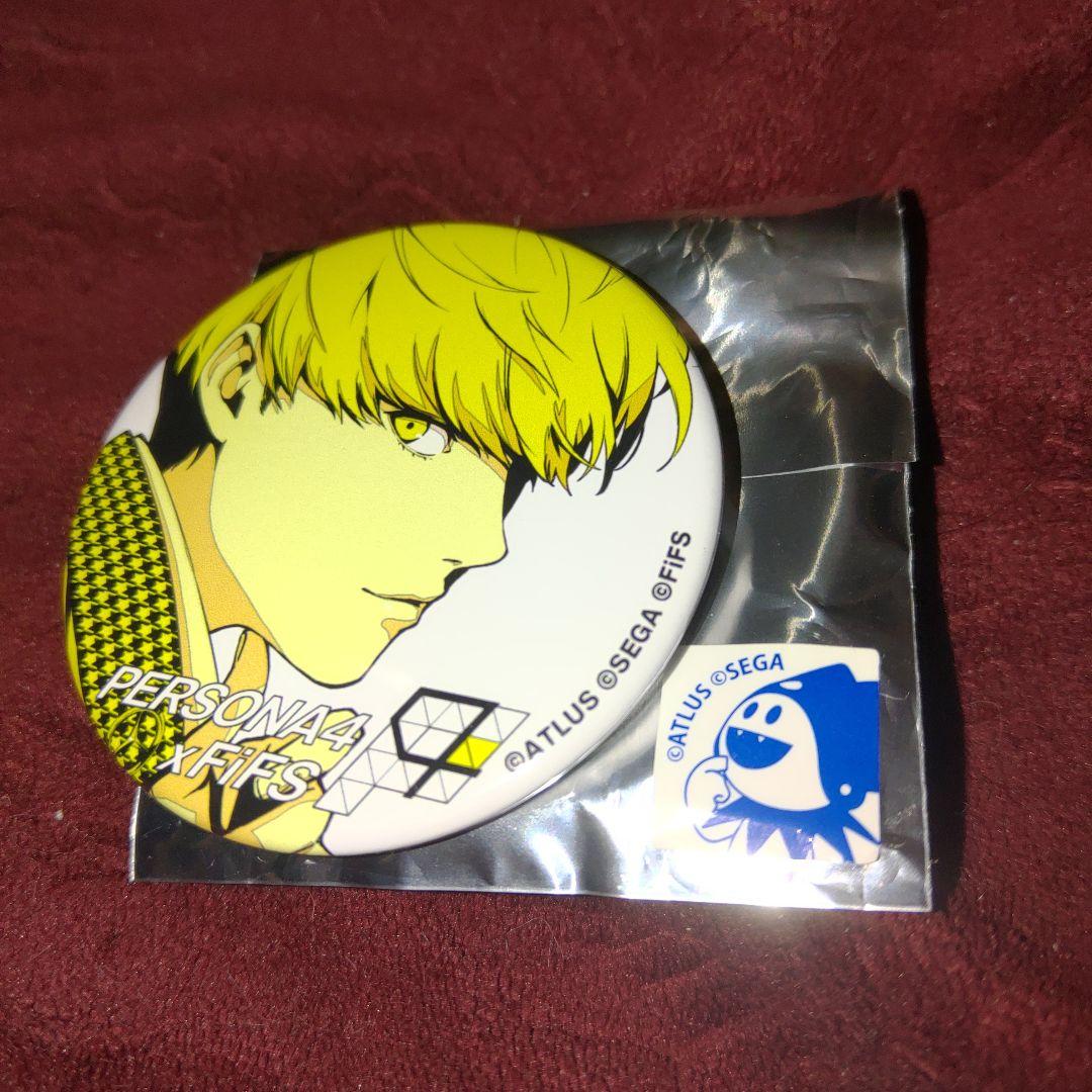 (8) ペルソナ3/４/５ × FiFS 缶バッジ　主人公　鳴上悠
