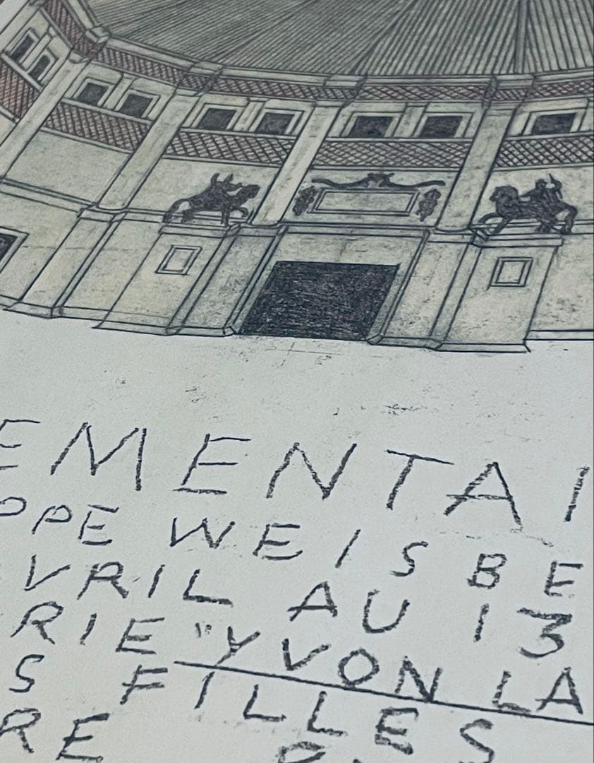 【フランス限定】額装付き フィリップ・ワイズベッカー展示2018希少人気ポスター