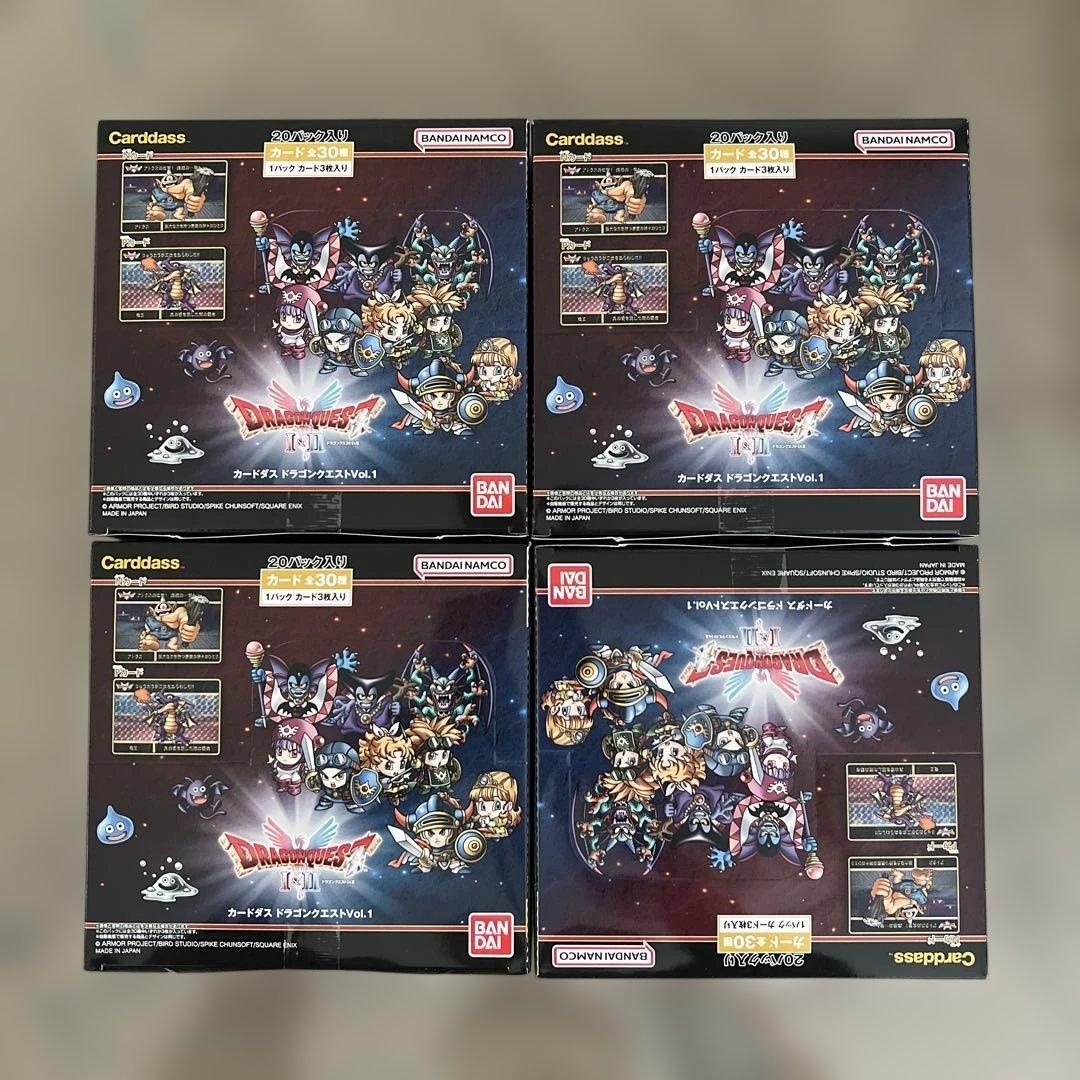 ドラゴンクエスト カードダス vol.1　未開封　４BOX