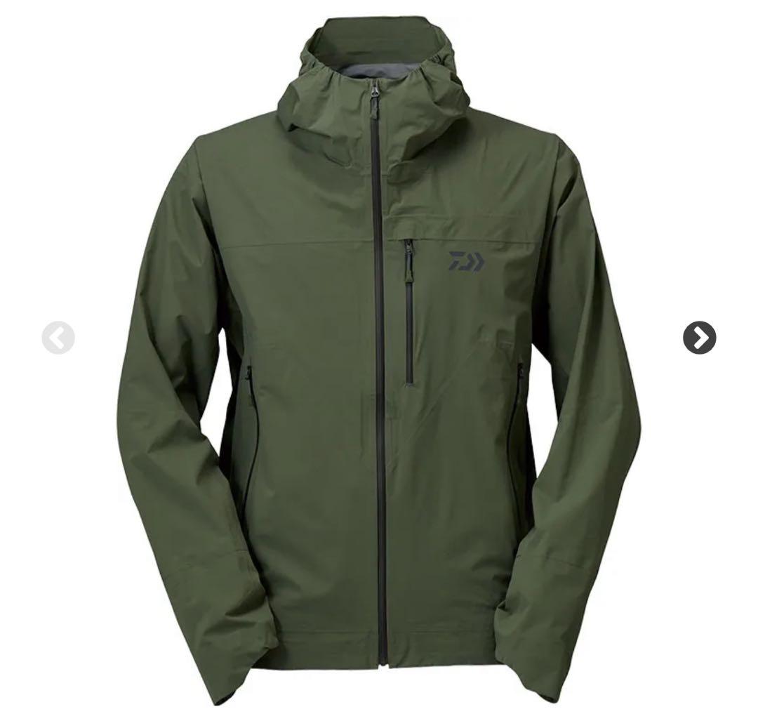 Daiwa フード付きレインウェア グリーン