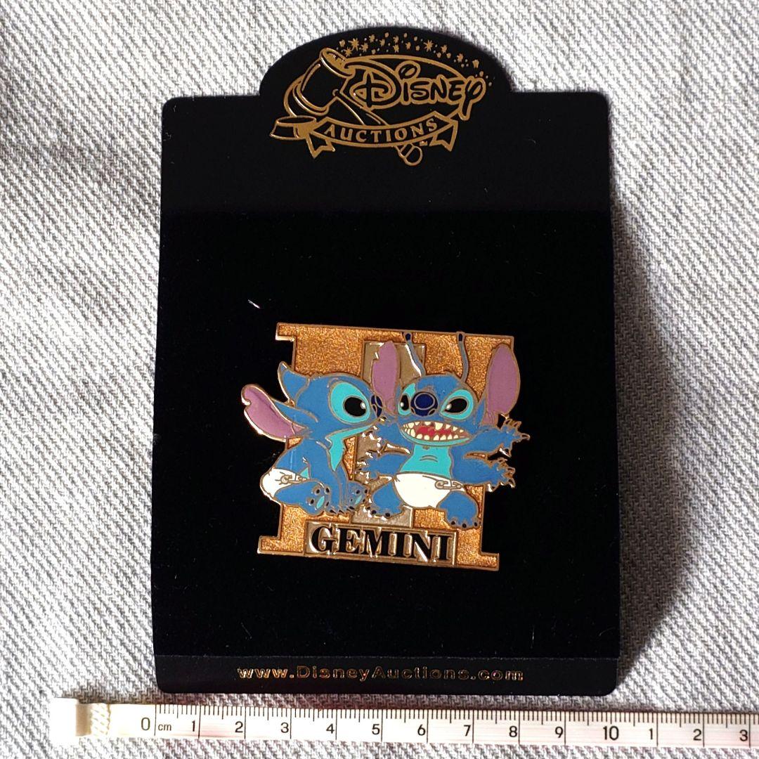 【レア】DisneyAuctions スティッチ 双子座ピンバッジ