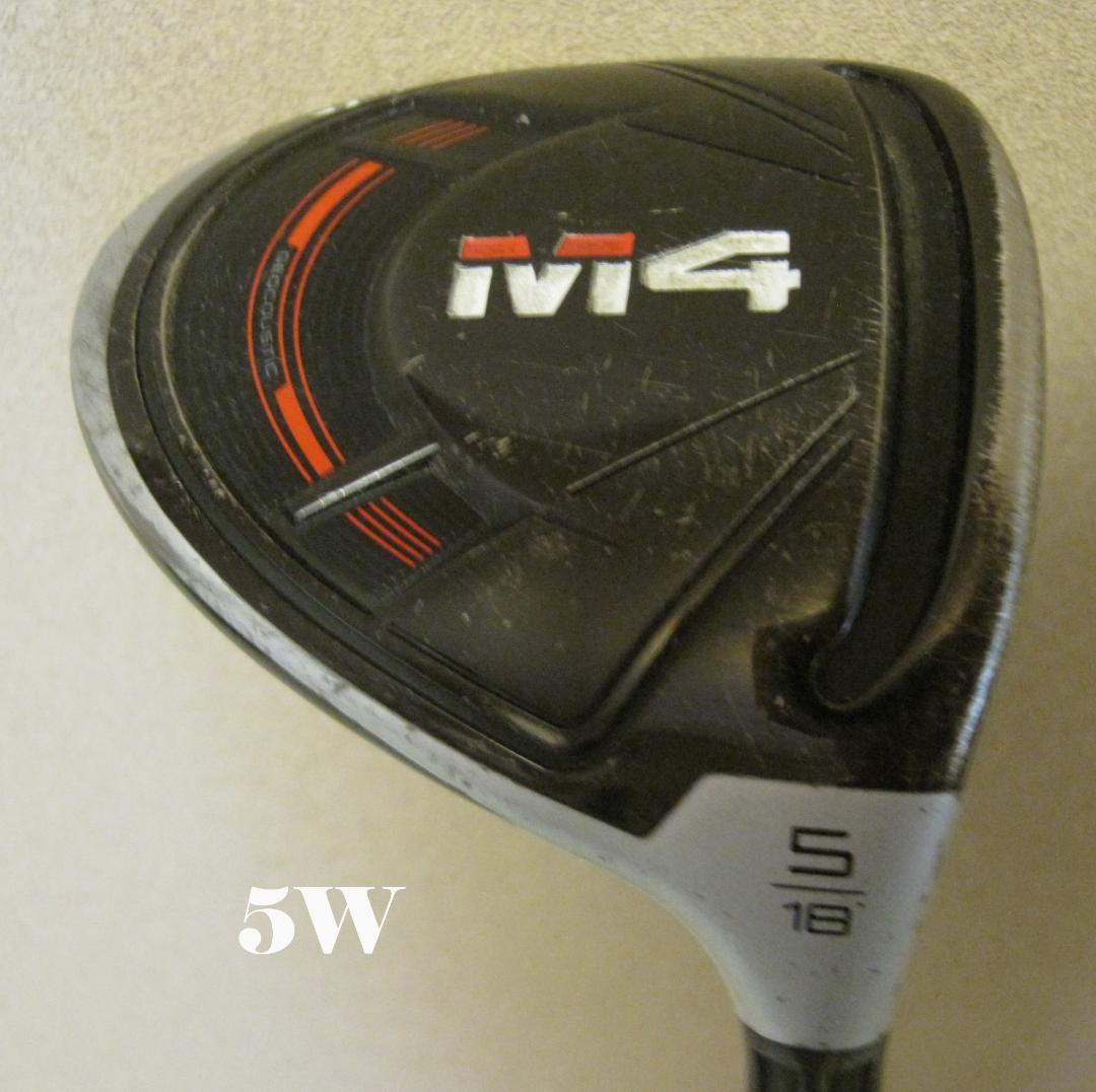 TaylorMade M4 ドライバー、3W、5W