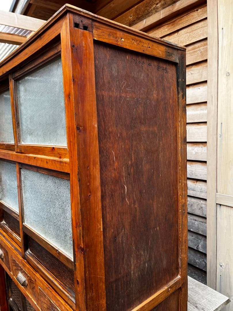 値下げ❗️古道具 食器棚 カップボード 水屋 アンティーク たんす 古物