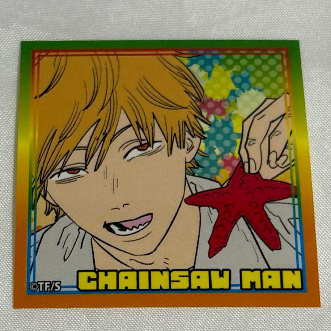チェンソーマン　ヒトデせんべい　ステッカー　デンジ
