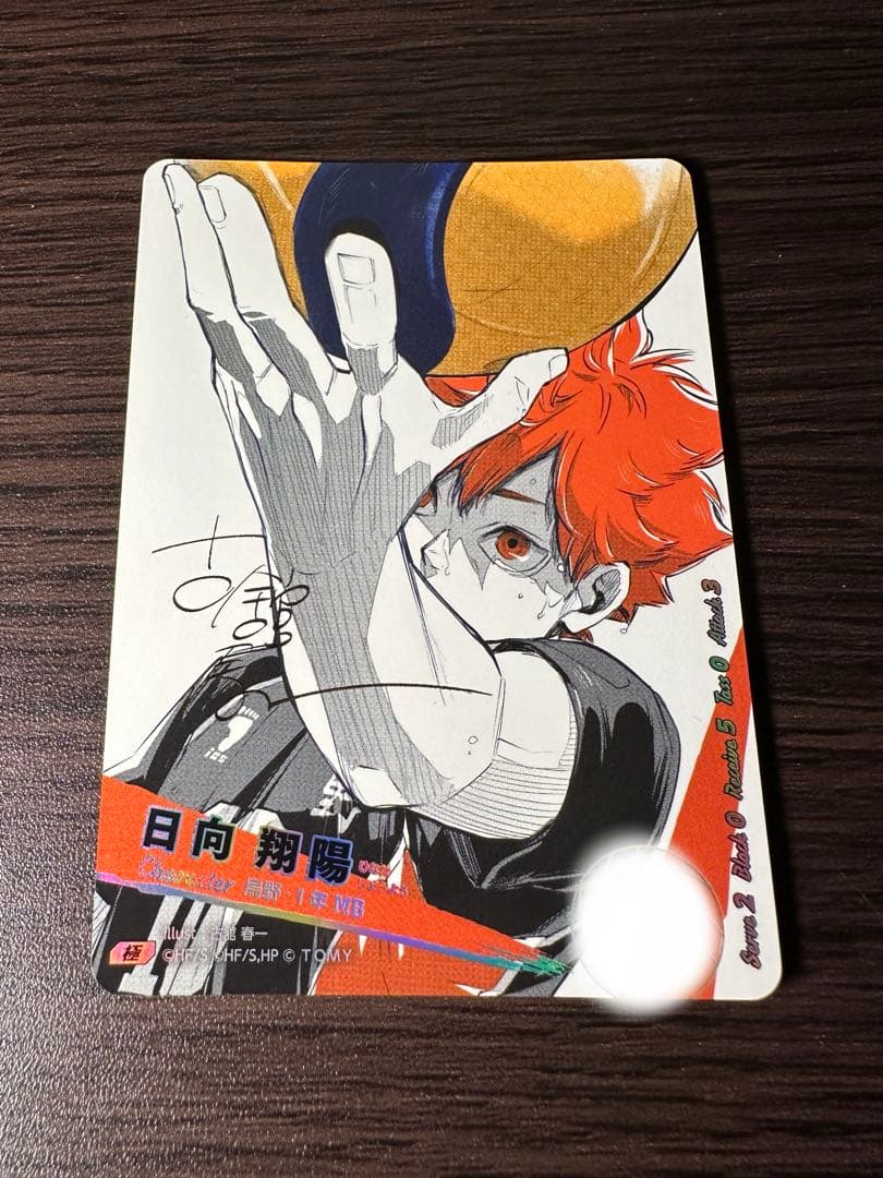 ハイキュー!! 日向翔陽 バボカ サイン入り レアカード