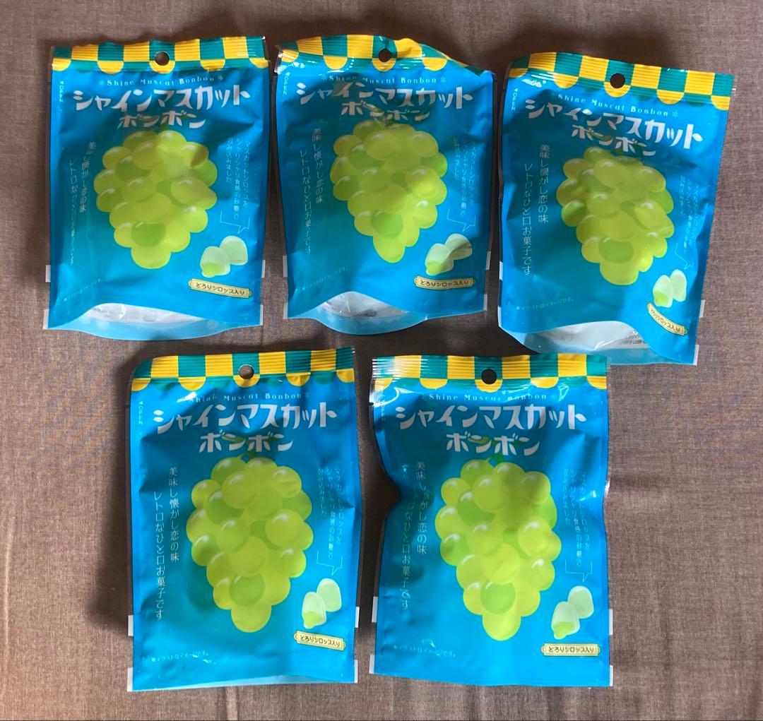 【新品未開封】5個セット シャインマスカットボンボン 賞味期限2025/7/15
