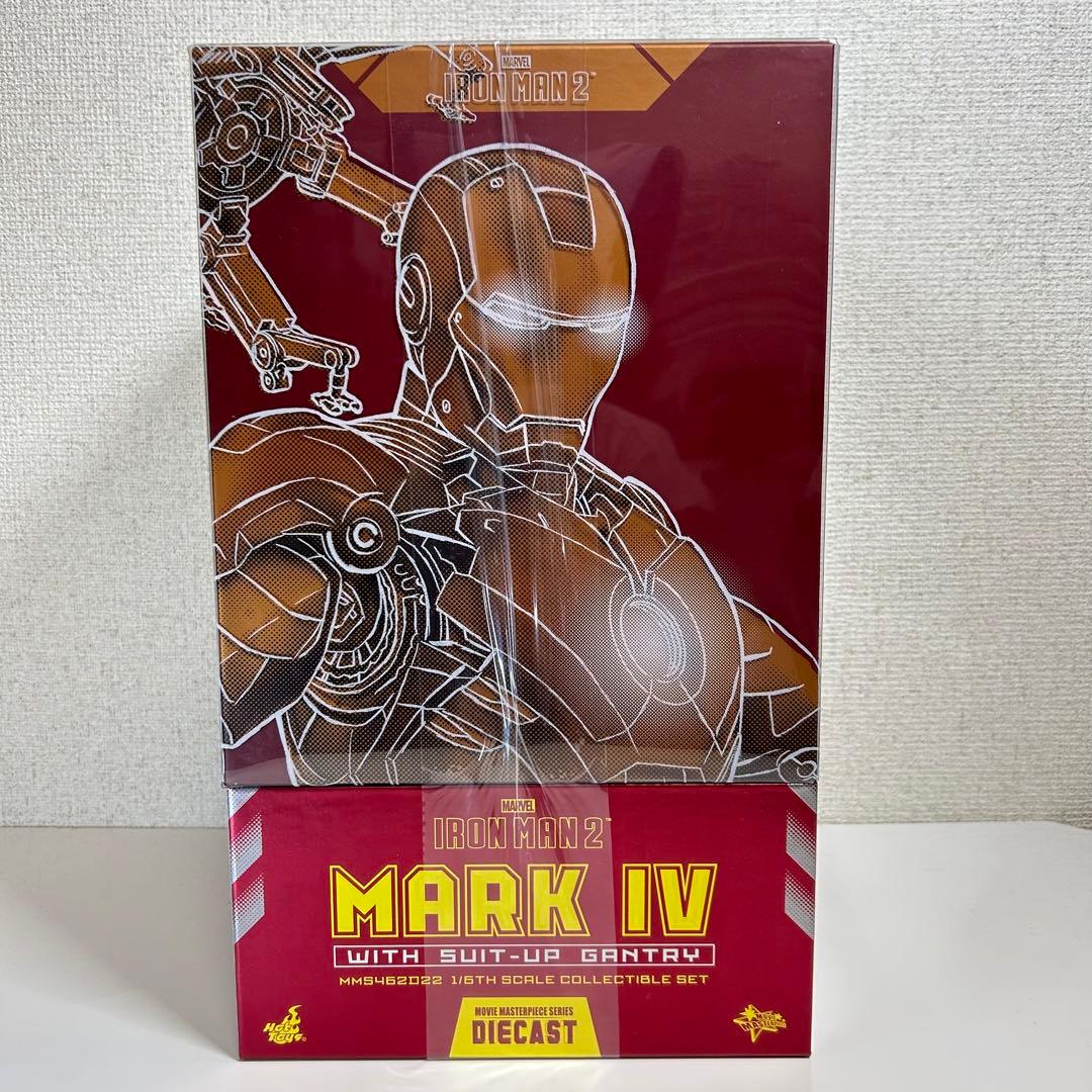 新品 ホットトイズ 1/6 アイアンマン・マーク４ （パワードスーツ装着機付き）