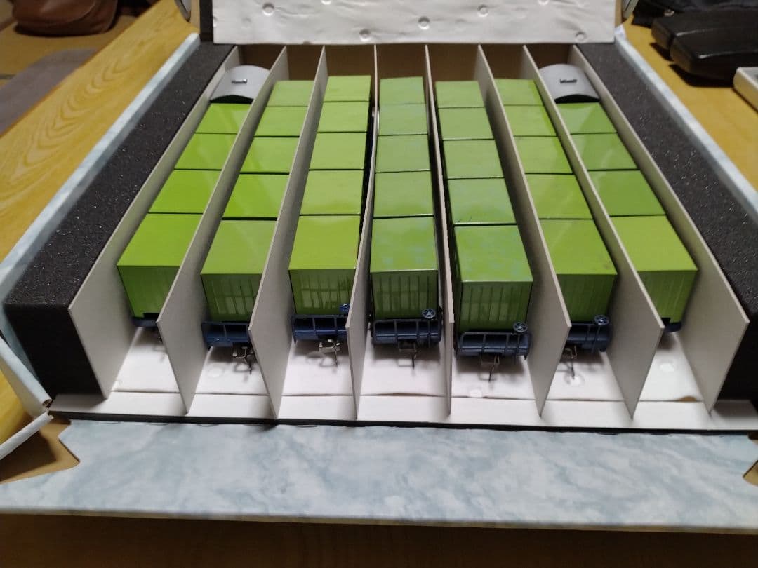 エンドウ　HOゲージ　コキ・コキフ10000コンテナ車7両　ブラスモデル