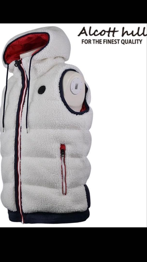 ALCOTT HILL アルコットヒル ダウンベスト メンズ ボア ゴルフ