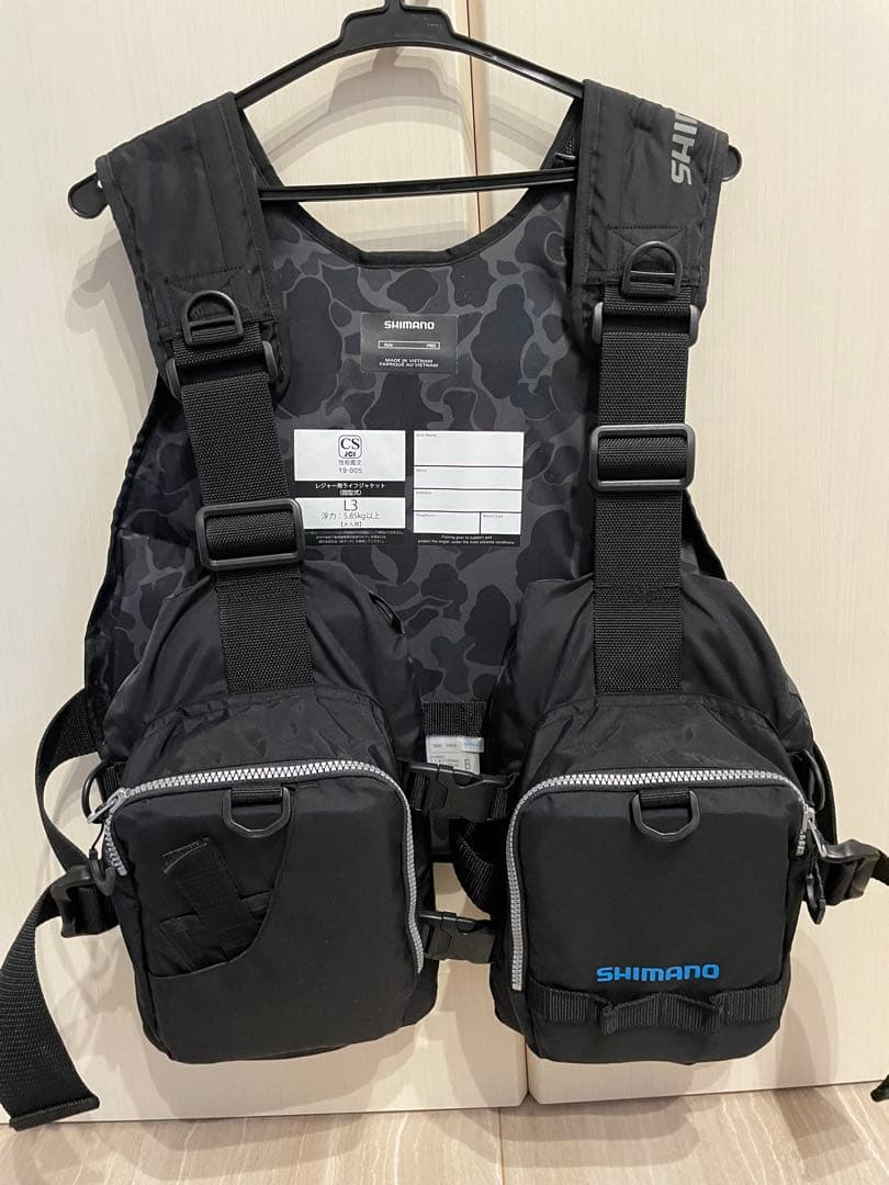『wtvua9専用』シマノレジャー用ライフジャケットフローティングベスト