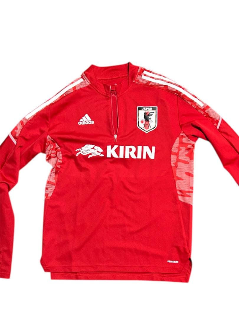 非売品 adidas 日本代表 トレーニングトップ XO ハーフジップ 美品