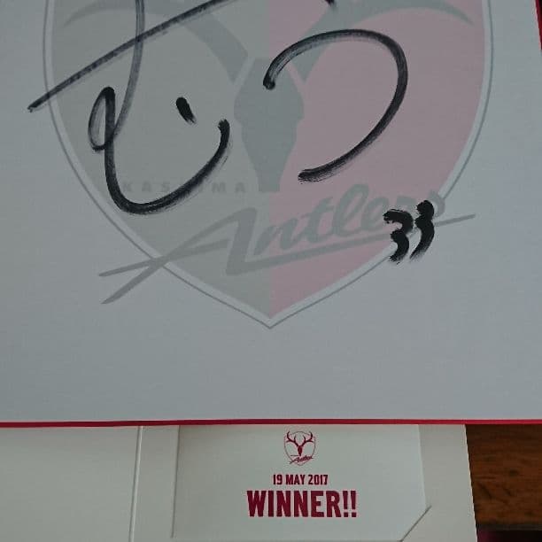 金崎夢生選手 サイン色紙 #33