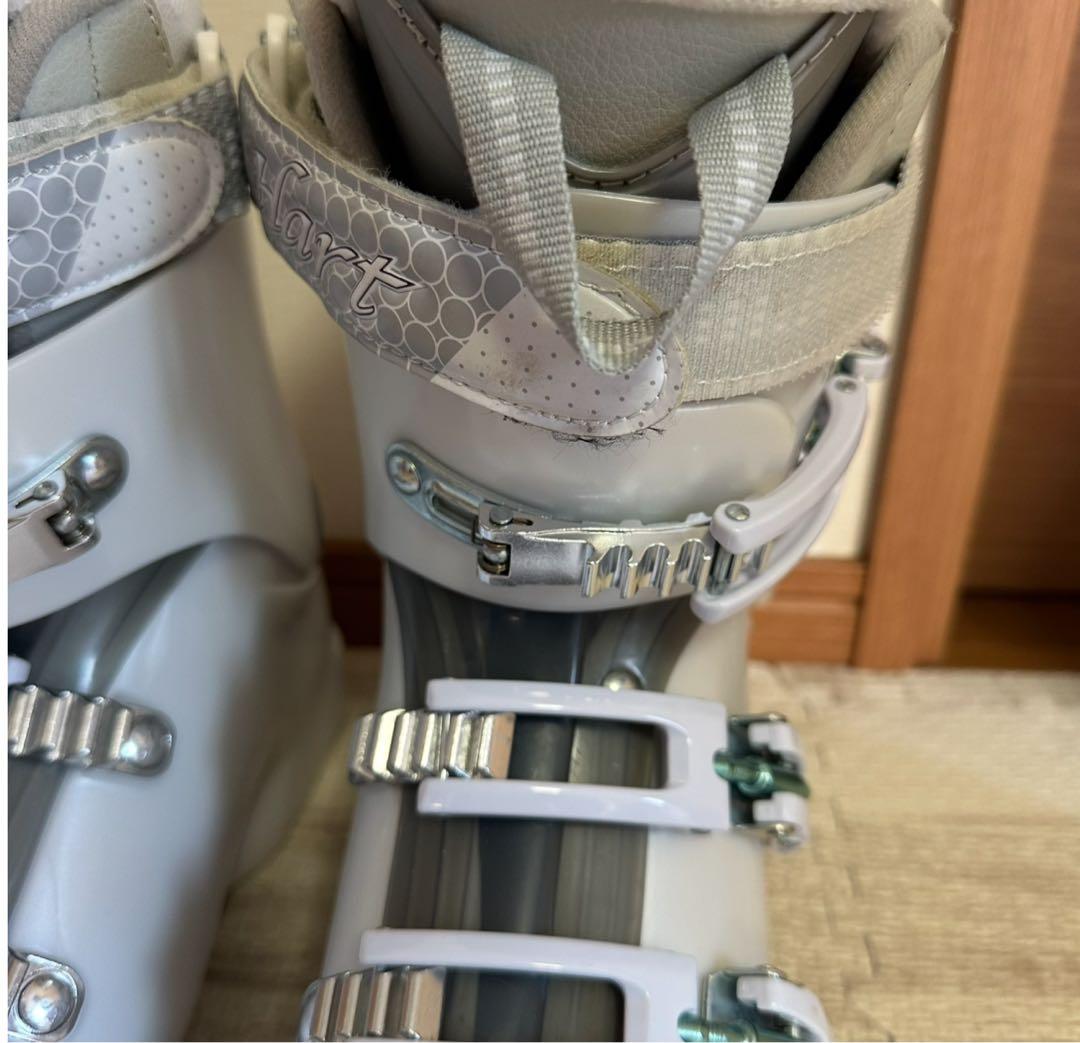 美品 Hart HART DIVA 女性用スキー用ブーツ ホワイト 23cm