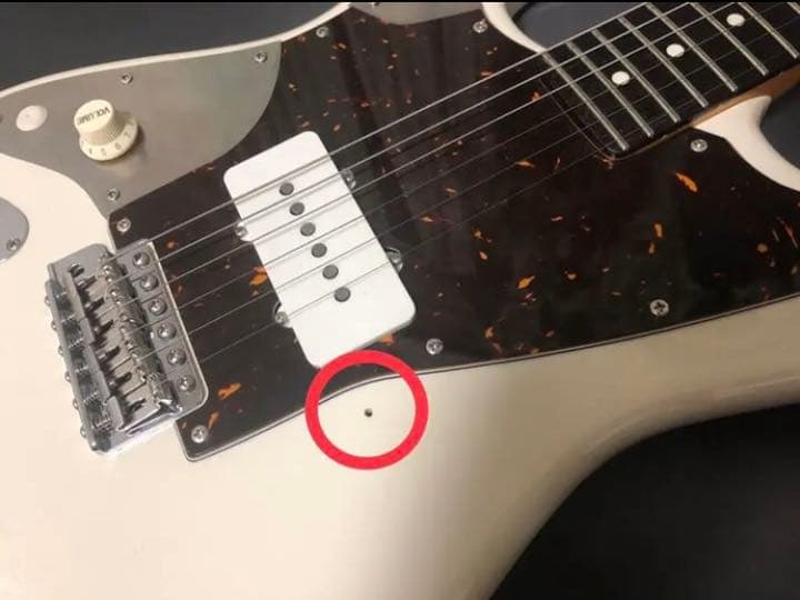 アストロノーツギターズ ワンマスター レフティ 右利き仕様 改造品 ジミヘン仕様