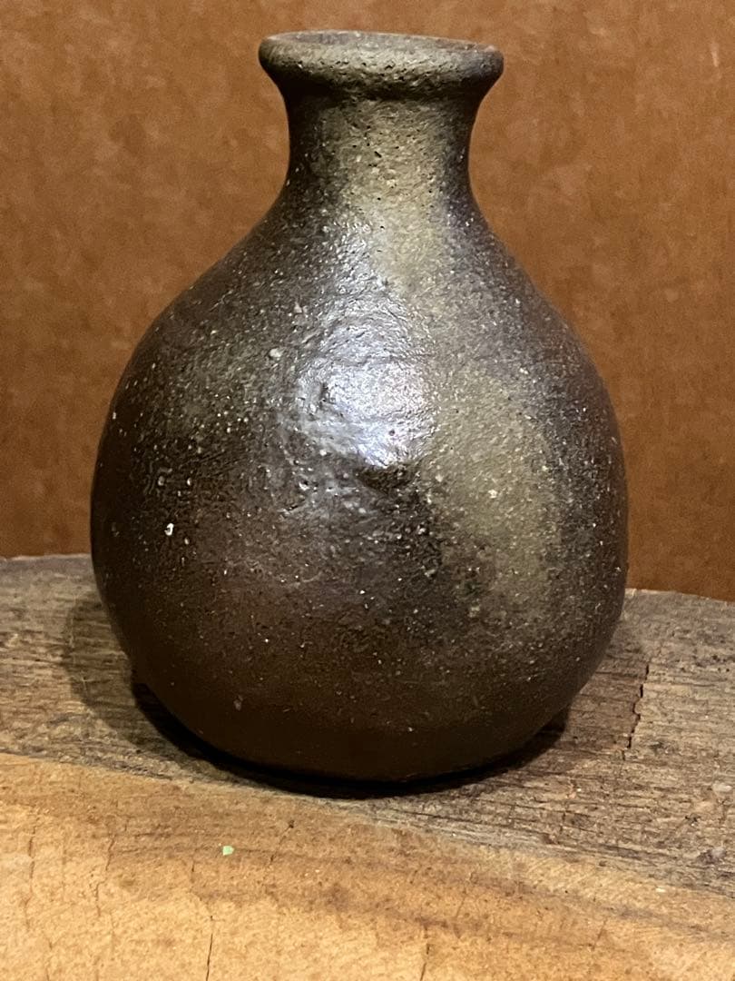 備前　登窯焼き締め　徳利　花入　一輪挿しにも