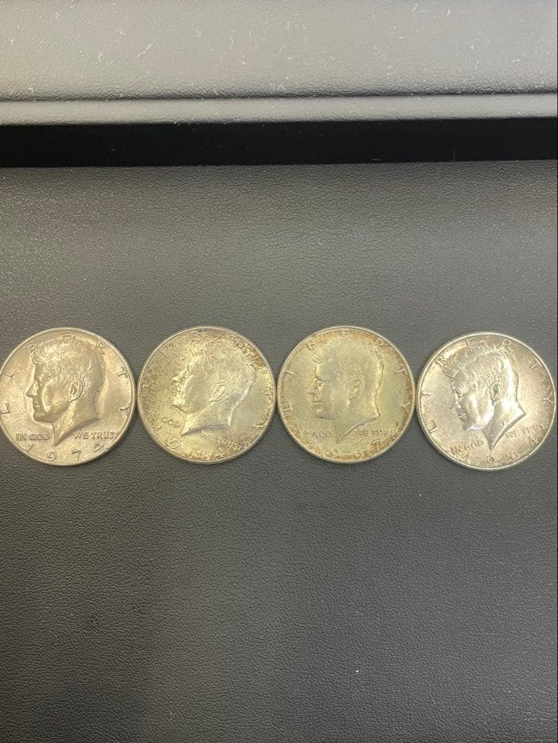 ケネディー　ハーフダラー　1964等　計4枚まとめ