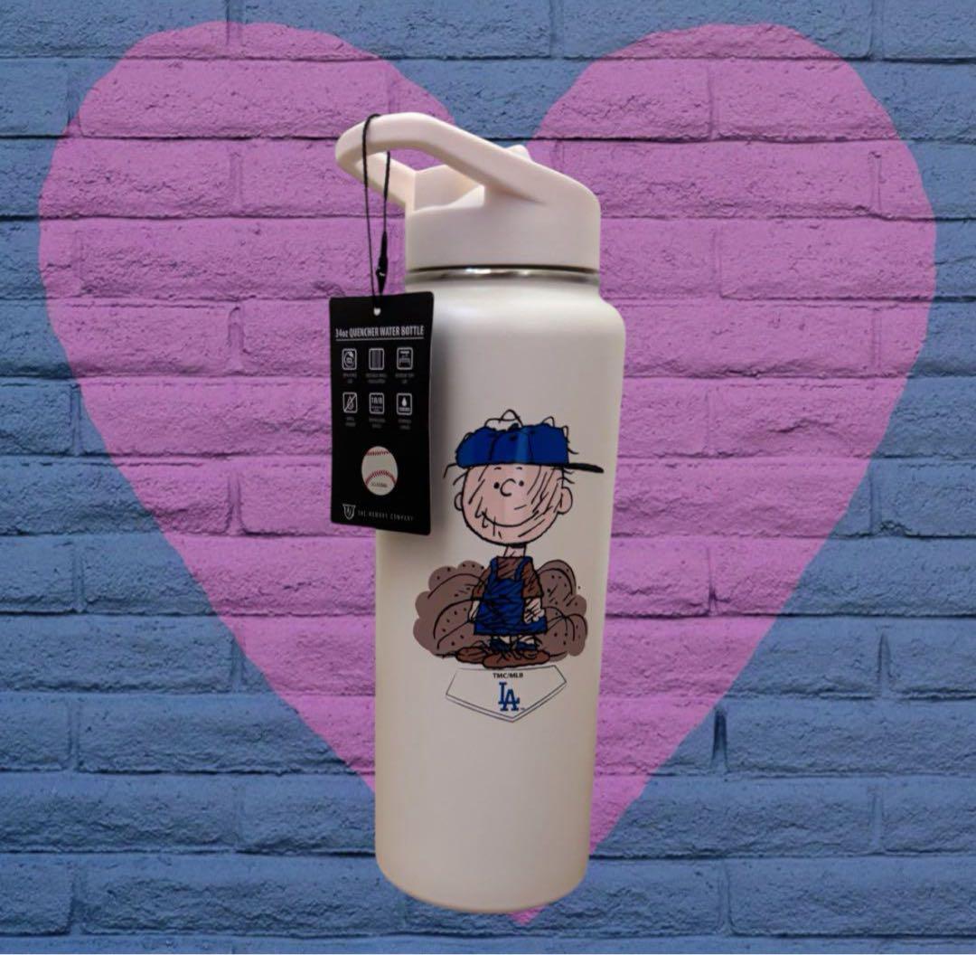 ロサンゼルス　ドジャース　✖︎ peanuts ボトル　ステンレス　米国購入新品