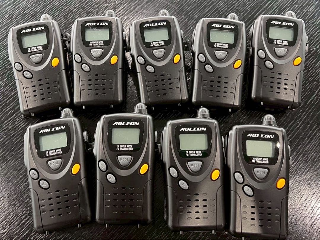 【業務用トランシーバー ABLEON AT-20】 イヤホンマイク付き 10台