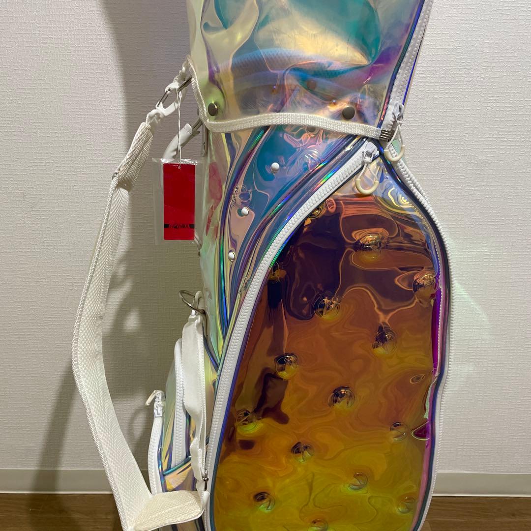 ホンマ キャディーバッグ　9型オーロラ ホワイト CB12060 スケルトン