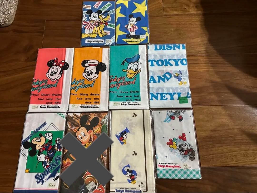 東京ディズニーランド　ハンカチ　当時もの　レア