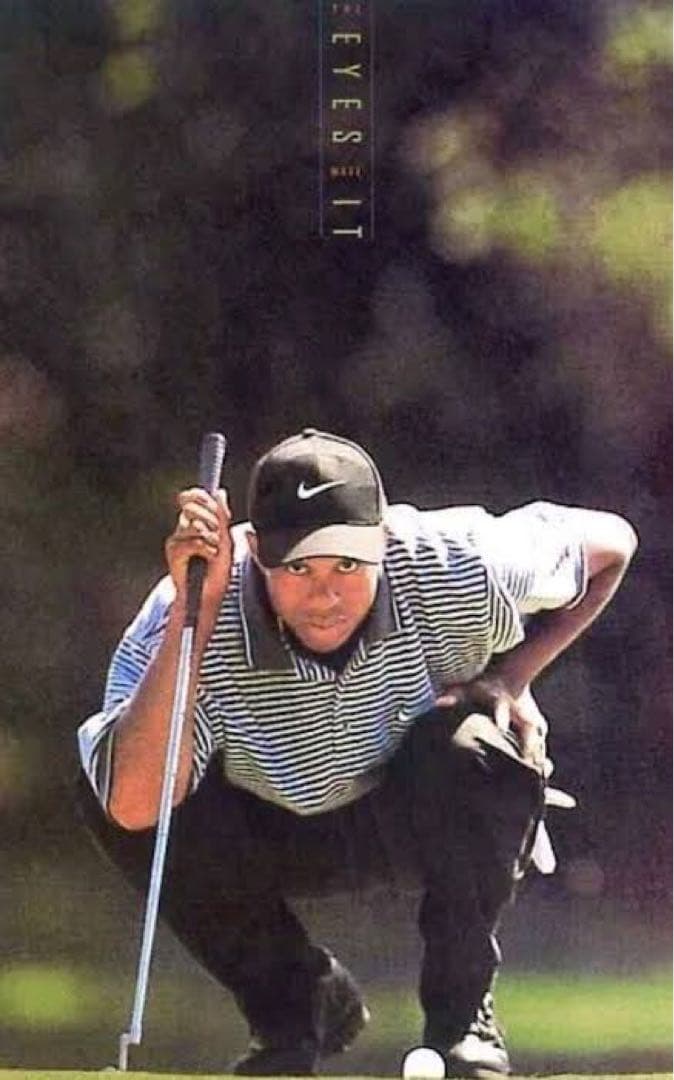 【新品未開封】90s NIKE Golf タイガーウッズ　ポスター