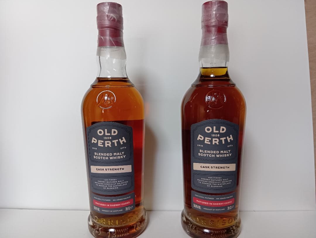 オールドパース カスクストレングス 　58.6%　箱付き 　2本