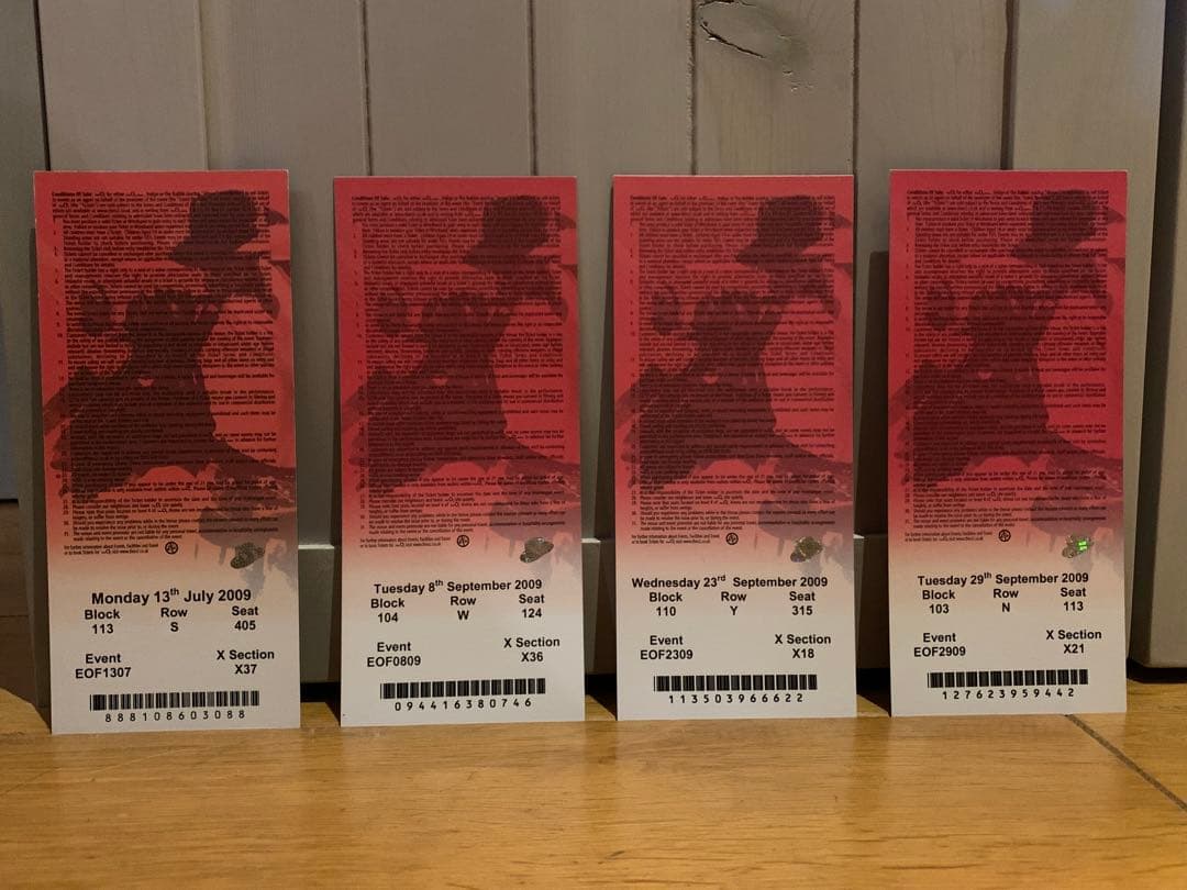 マイケルジャクソン　THIS IS IT ホノグラム　チケット(7枚セット＋1)