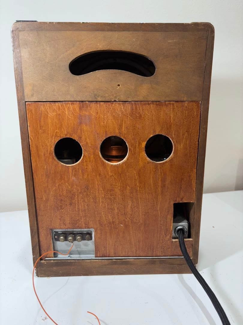 レトロ戦前　真空管ラジオ テレビアン　M4B4型　整備済