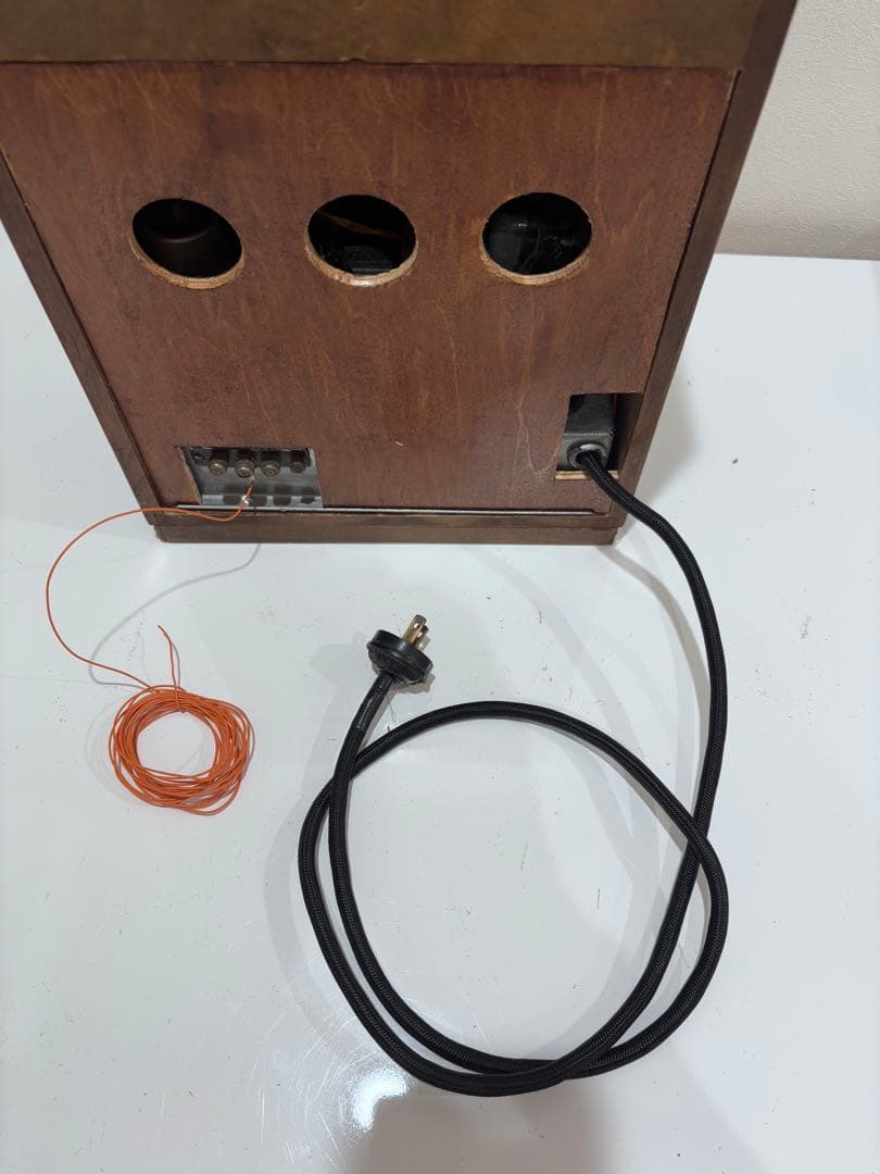 レトロ戦前　真空管ラジオ テレビアン　M4B4型　整備済