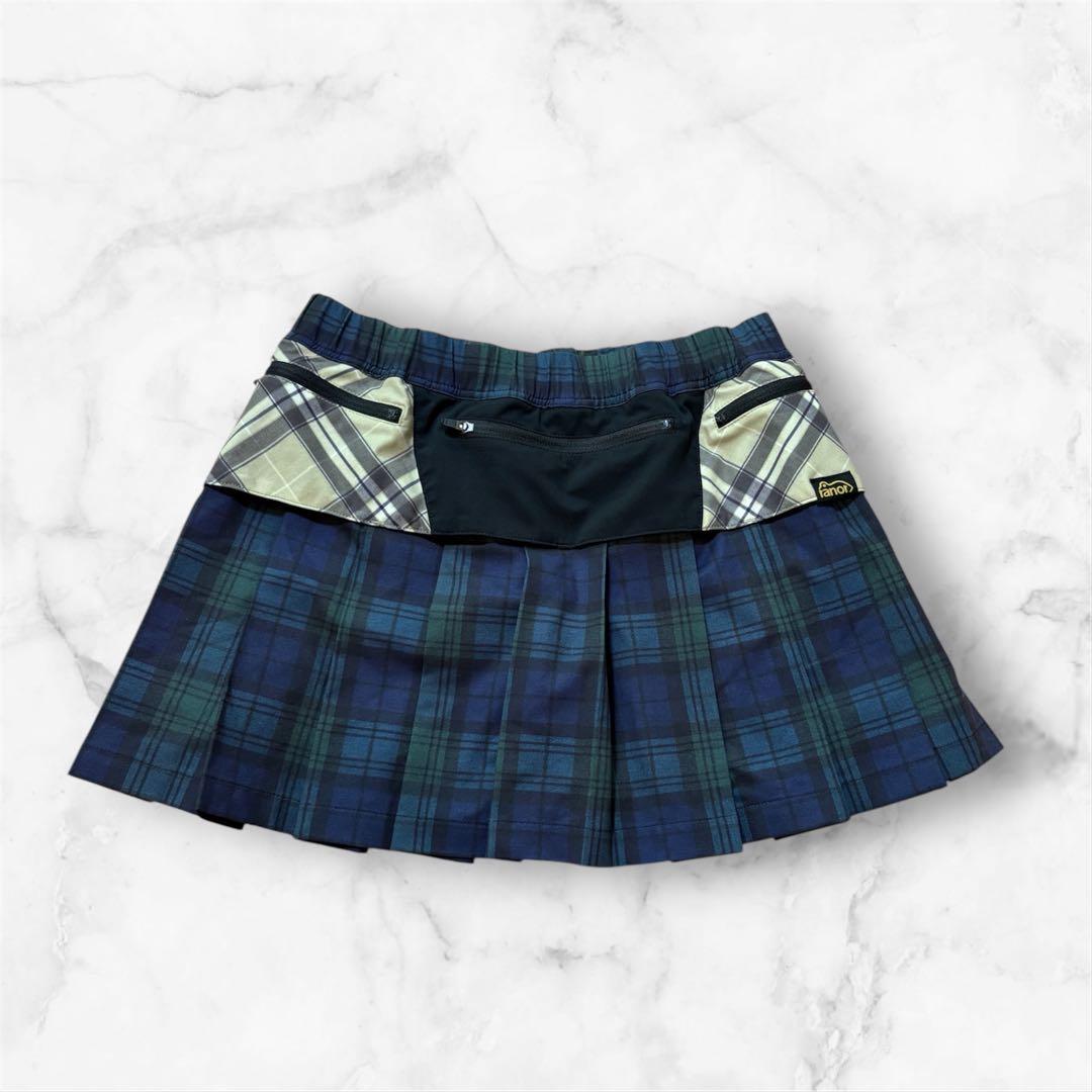 ranor TARTAN CHECK PLEATS SKIRTランニングスカート