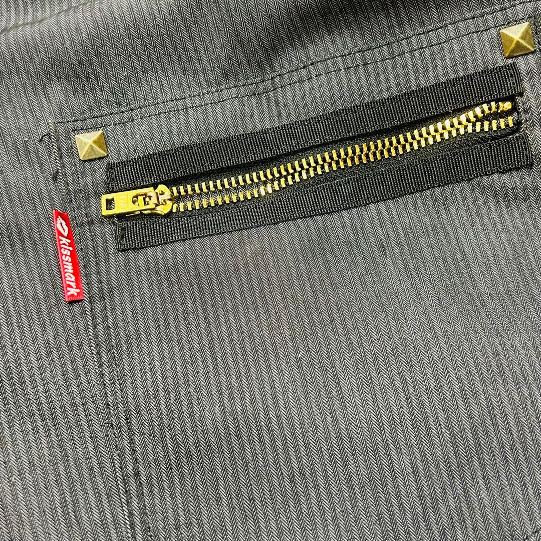 【新品】kissmarkキスマーク スノーウェア デニム つなぎオーバーオール