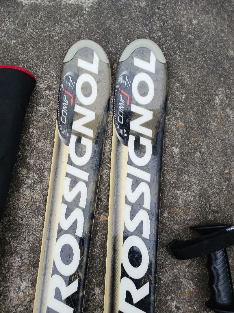 ROSSIGNOL COMP J 140cm, ストック100㎝,バッグセット
