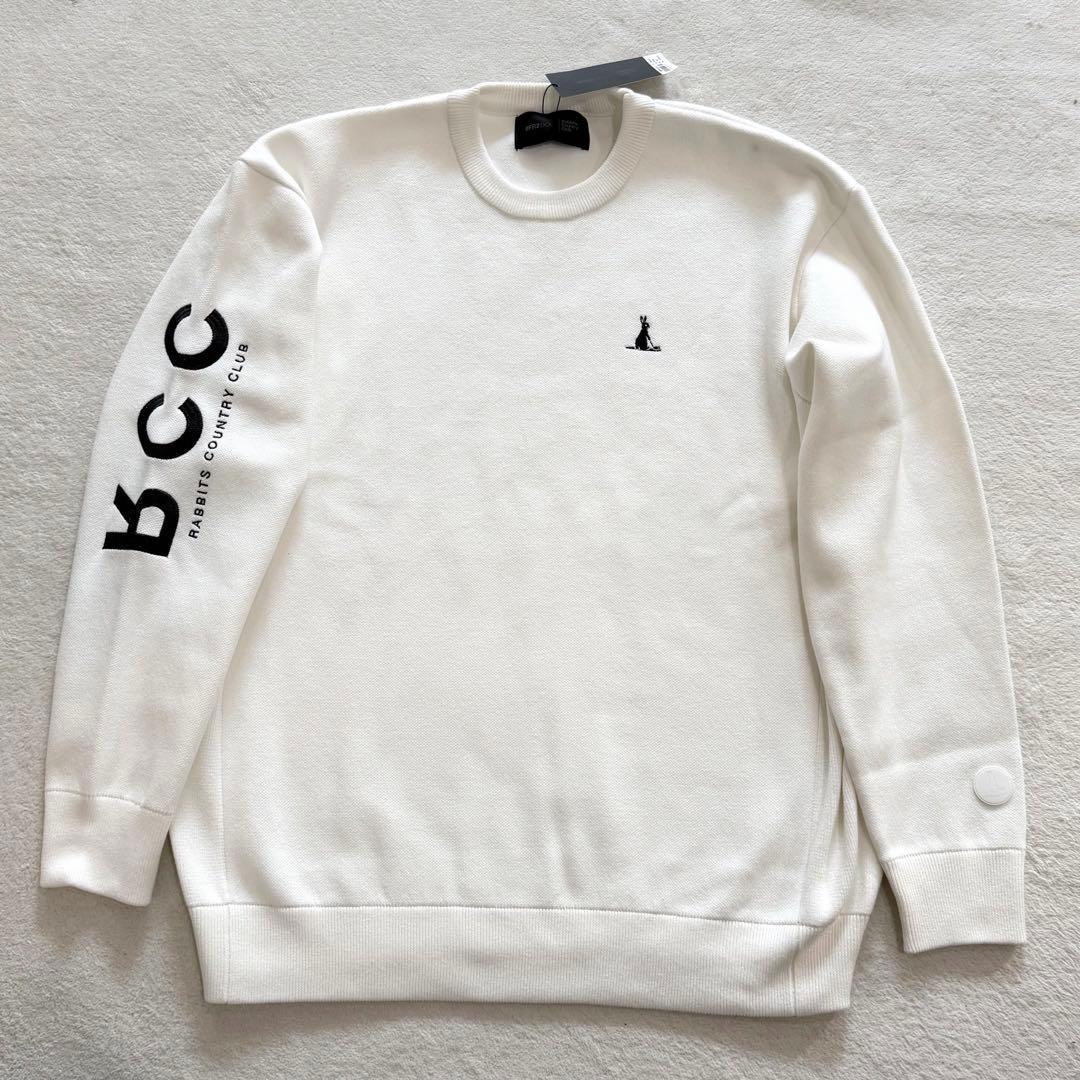 FR2 GOLF　スウェットニット　刺繍　タグ付き　白　大きいサイズ　3Lサイズ