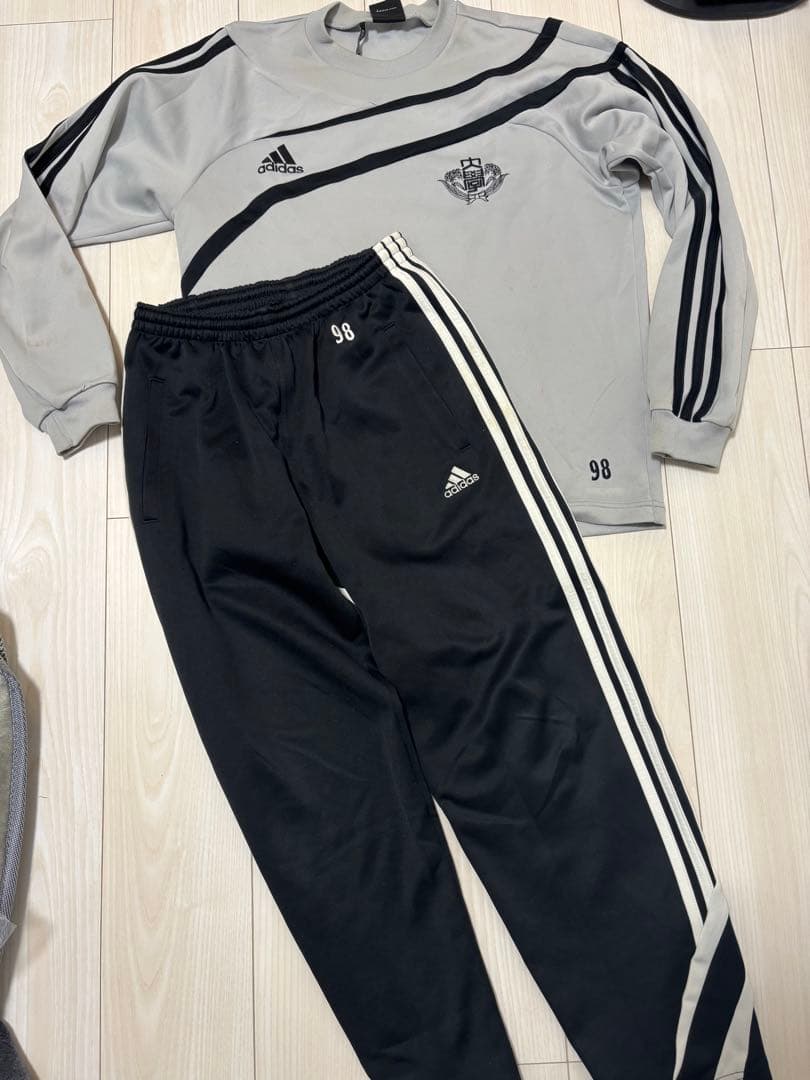 早稲田大学 サッカー 選手用練習着 アディダス 支給品 中古 ユニフォーム