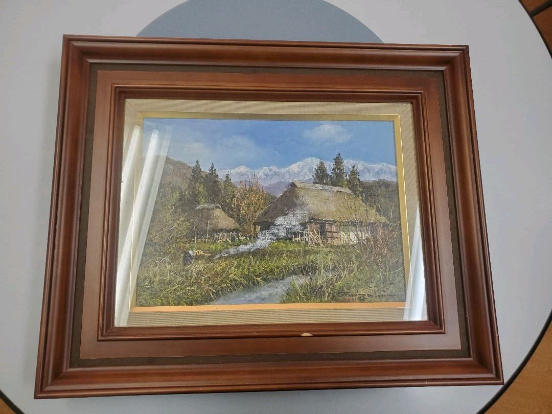 送料込み。値下げします　尾身周三　絵画 油絵