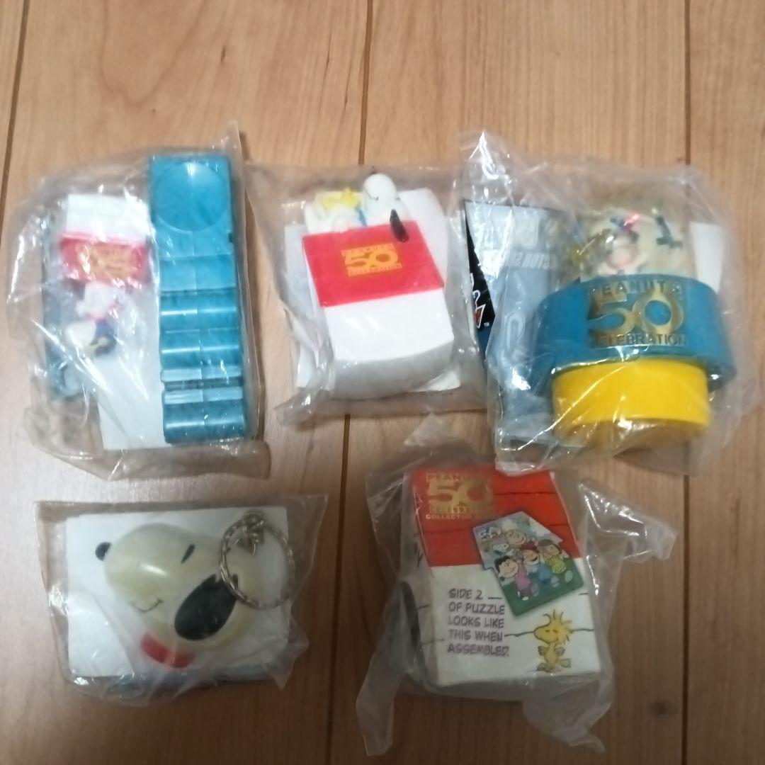 PEANUTS 50th Anniversary フィギュア 5個セット