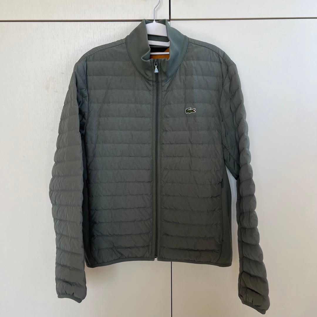 【美品】Lacoste カーキ キルティング ジャケット