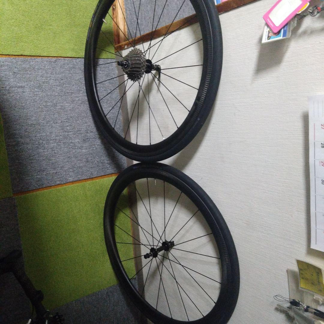 20日まで値下げ カーボンホイールican alpha 40 pro