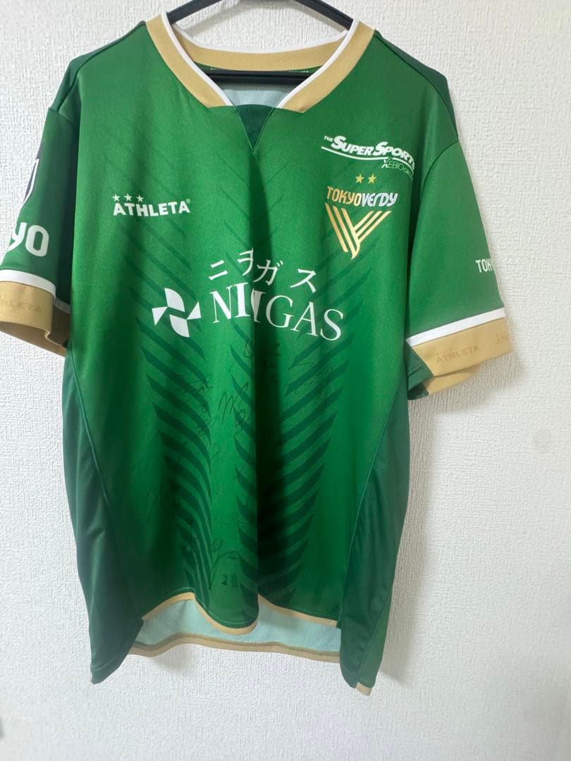 東京ヴェルディ　山田楓喜サイン入りユニフォーム