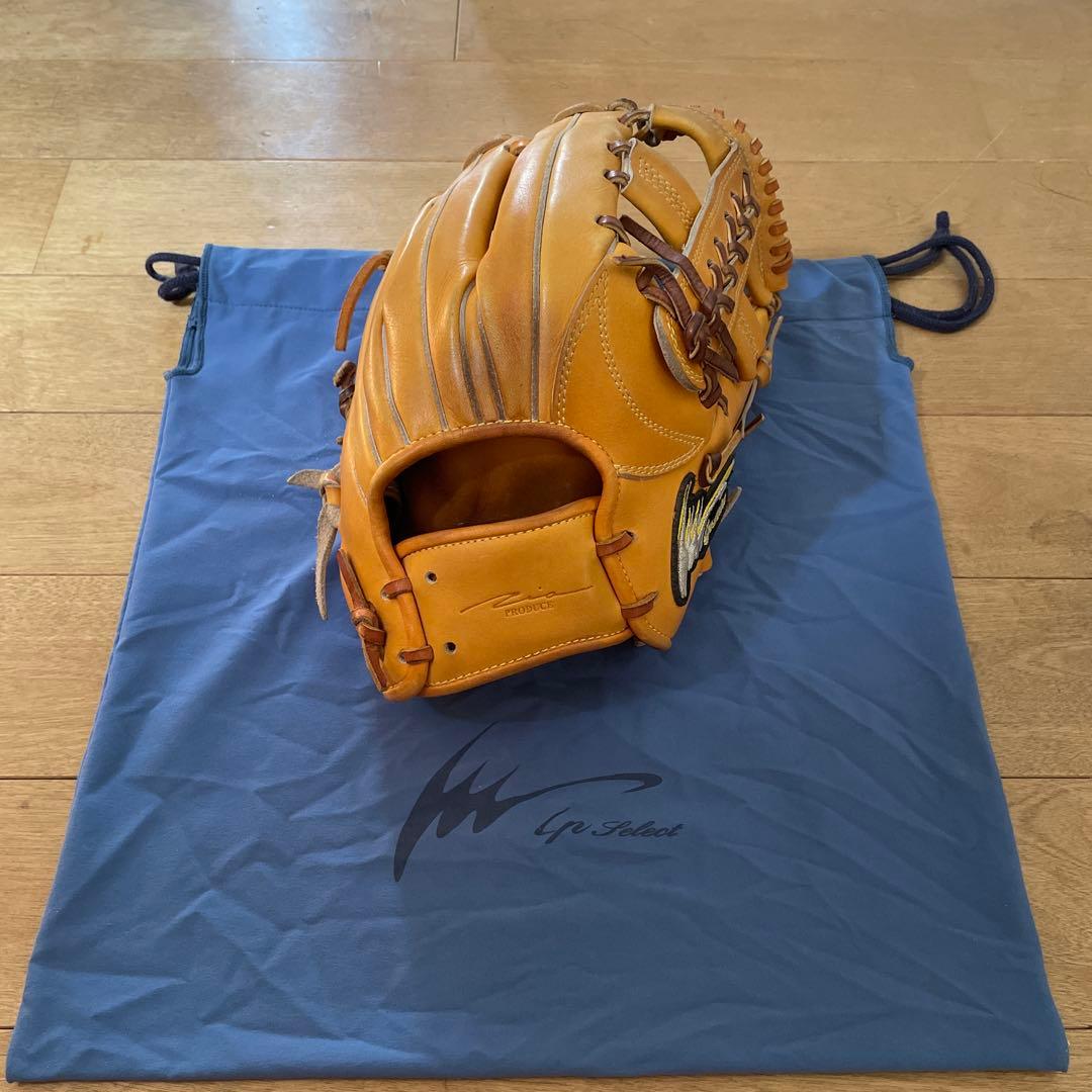 IPSELECT 硬式内野手用グローブ 専用袋、クリーナー付き