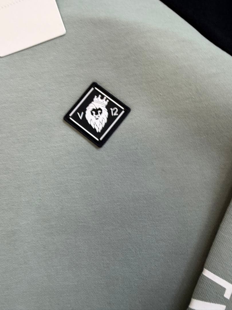 新品正規品【V12/XL】ダンボールニットハーフジップウェアジャケットスウェット