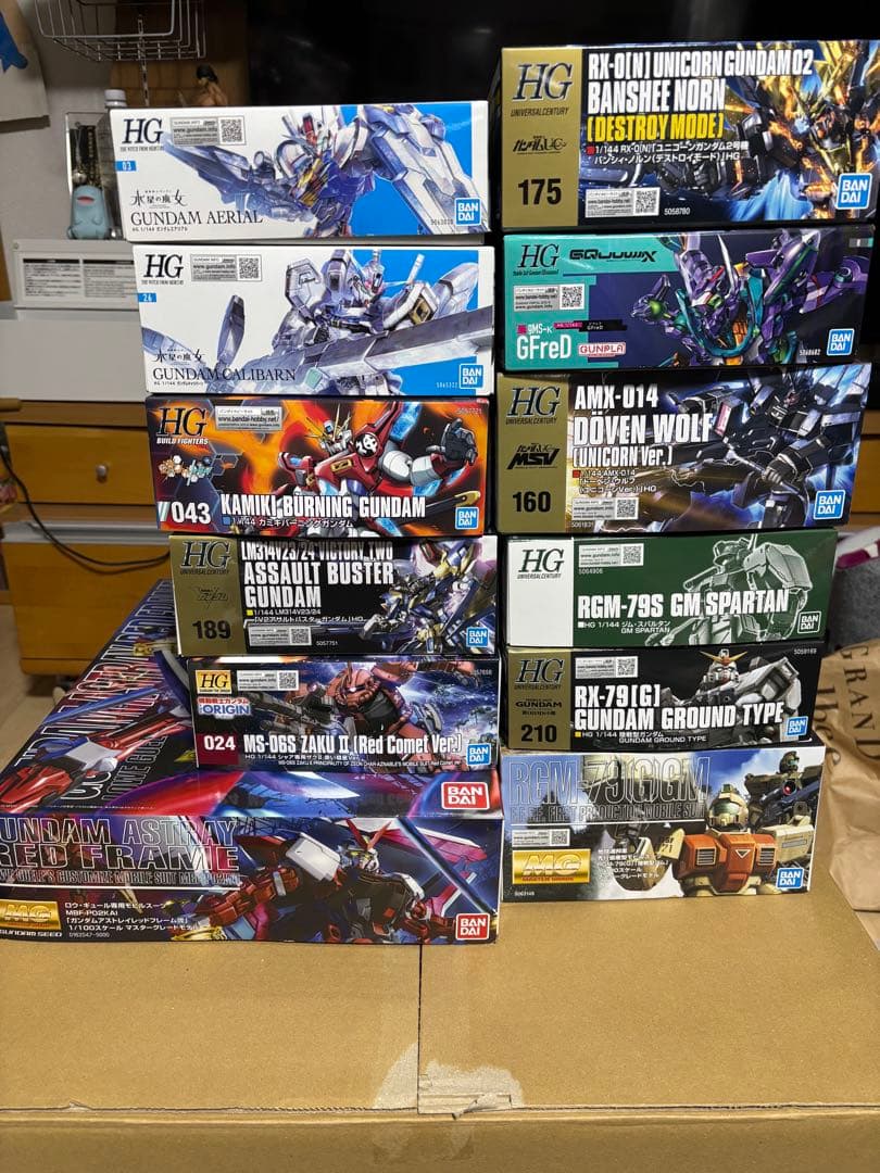 ガンプラ　まとめ売り　mg hg12体セット