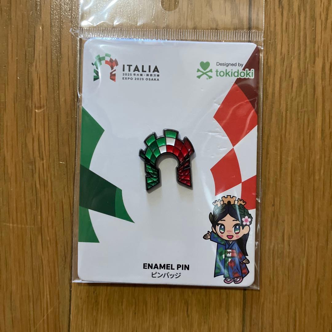 大阪関西万博　イタリア館　ピンバッジ