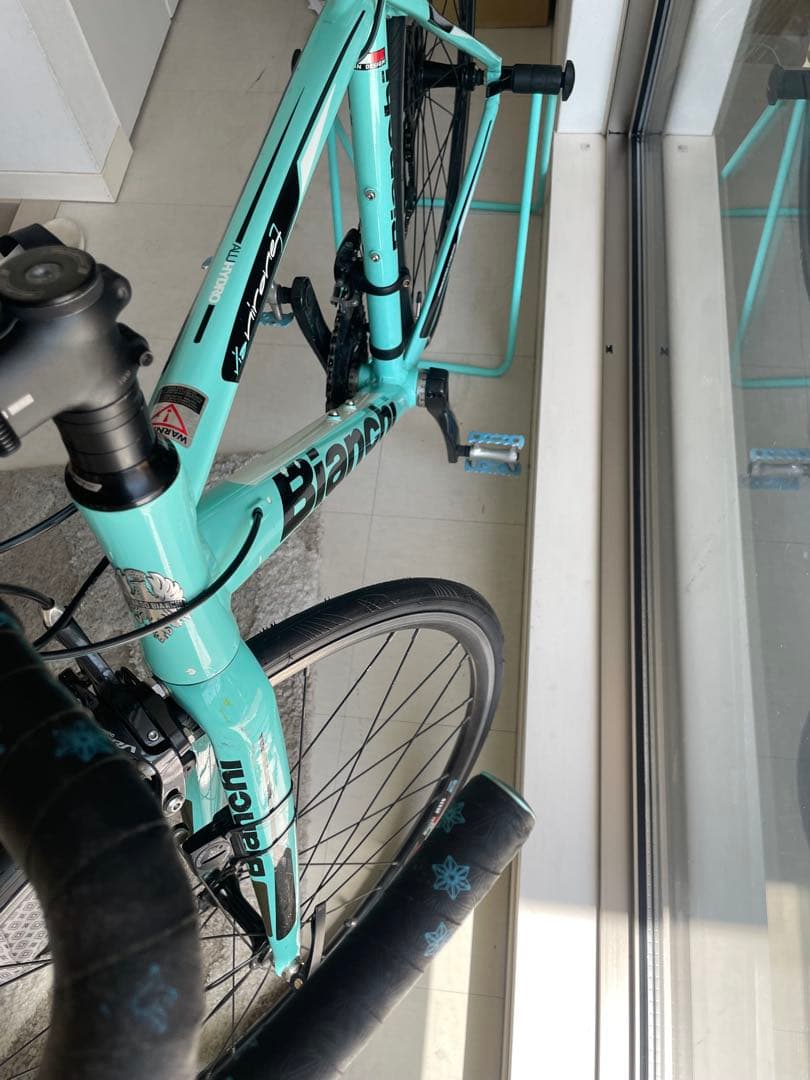 Bianchi ロードバイク 水色　VIA NIRONE 7