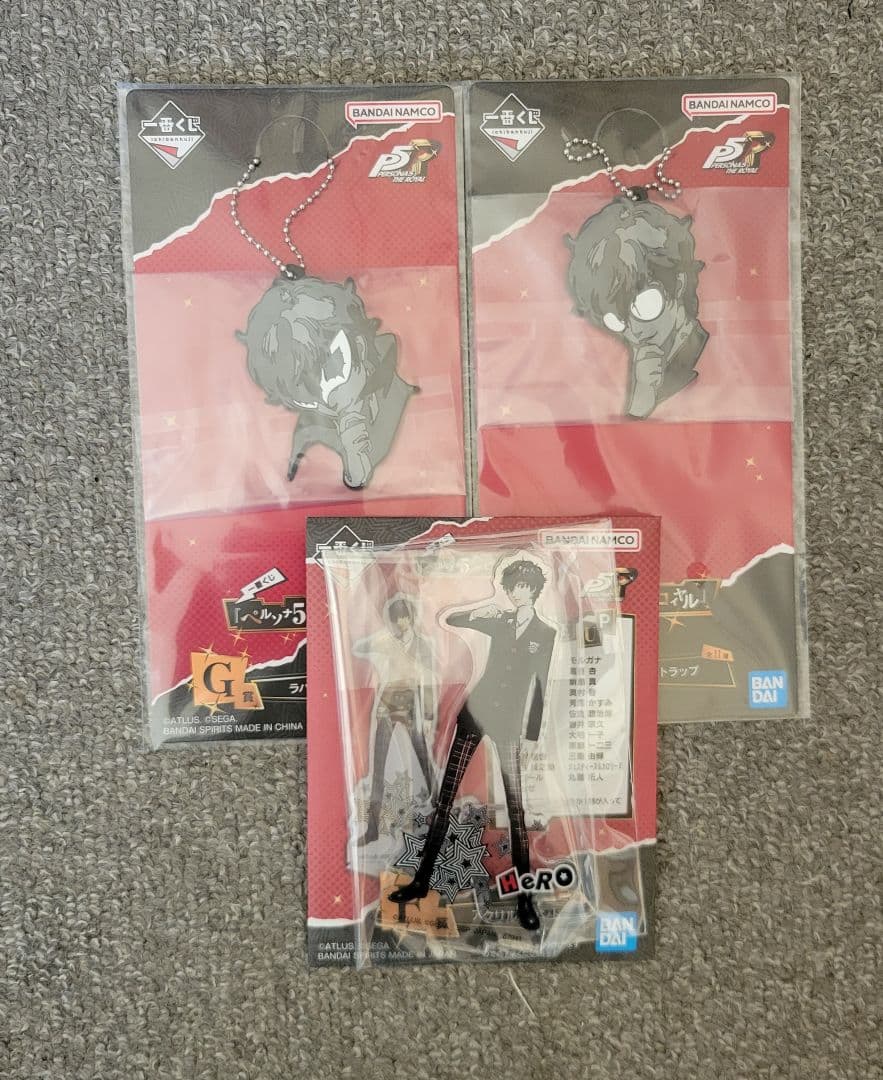 一番くじ　ペルソナ5　主人公　ジョーカー　セット　 A賞　フィギュア　F賞　G賞
